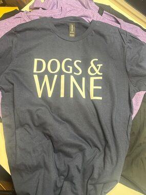 'Dogs & Wine' Graphic Tee